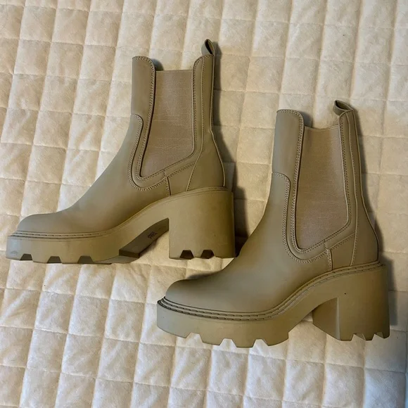 Zara Rubberized Heeled Ankle Boots - Picture 9 of 9
